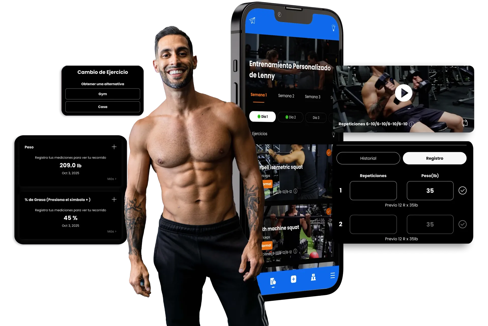 A cell phone with a meal plan app on it