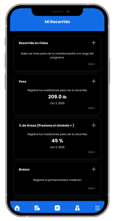CRECE Planes de entrenamiento y nutrición