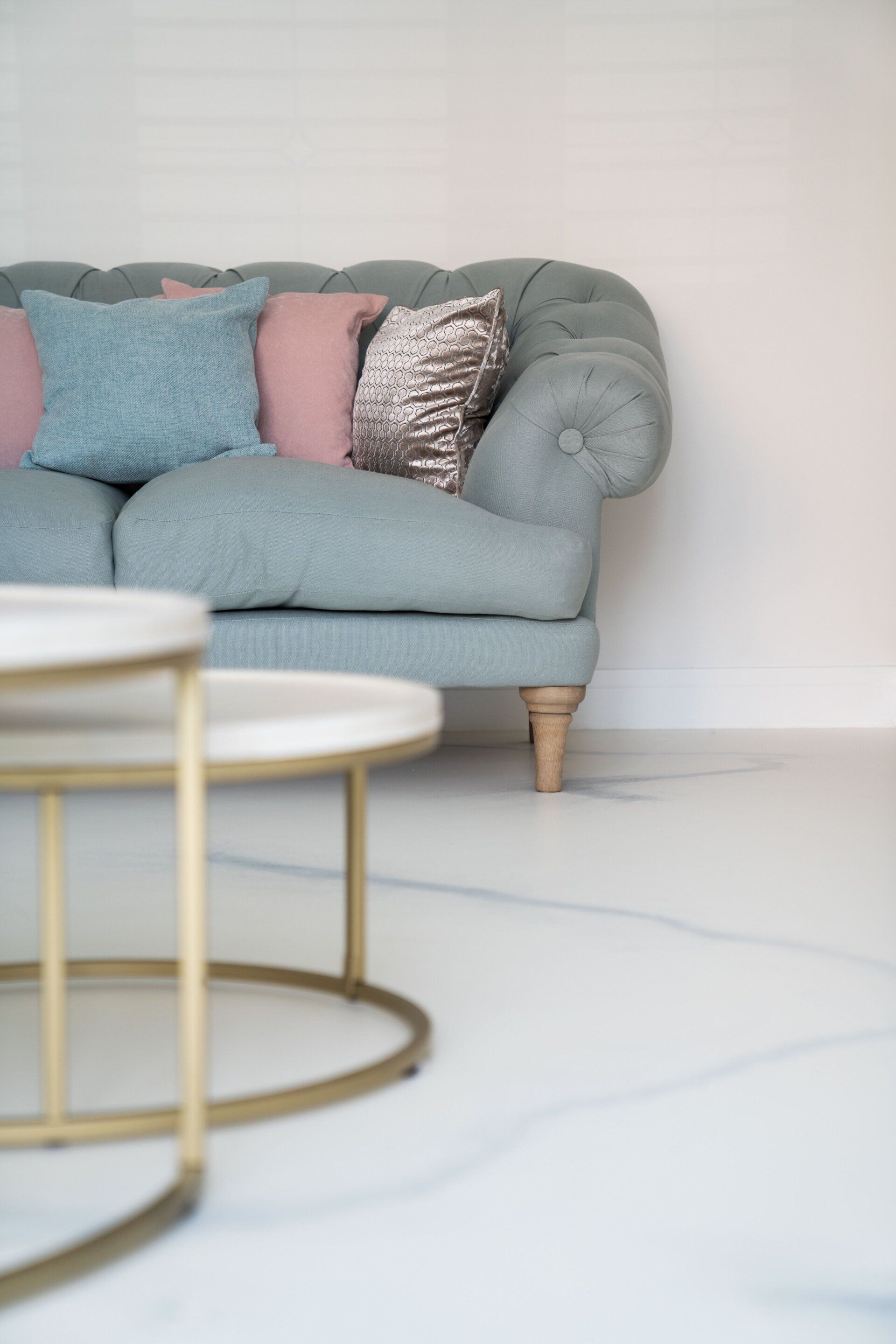 Poured resin floors