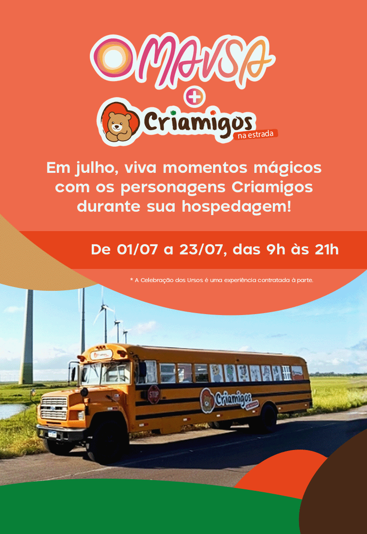 FÉRIAS DE JULHO COM CRIAMIGOS