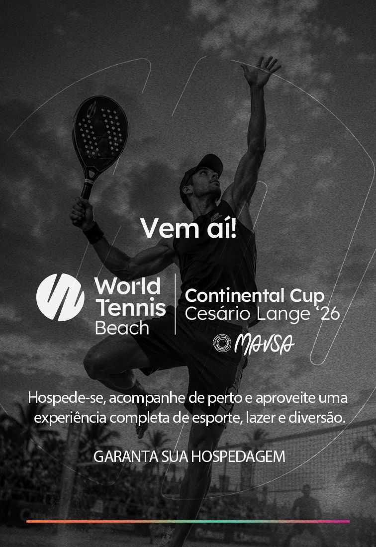 Mavsa Resort apresenta World Tennis Beach - Continental Cup