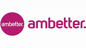 The logo for ambetter is a purple circle with the word ambetter in it.