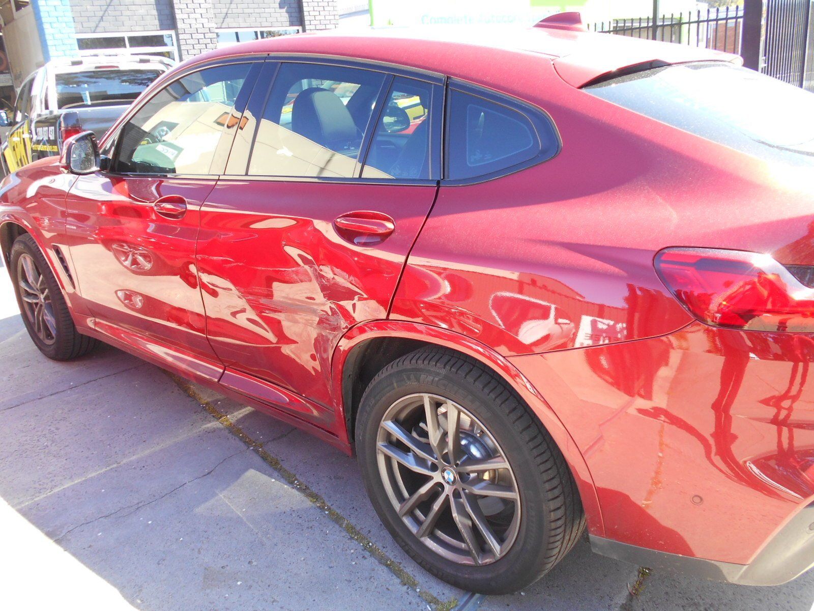 Before Red Car Repair — Melbourne, VIC — Nunawading Panels