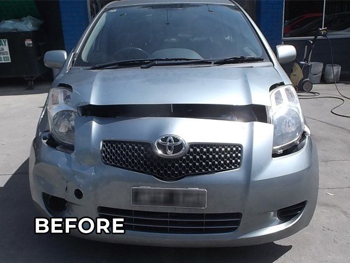 Before Car Bumper Repair — Melbourne, VIC — Nunawading Panels