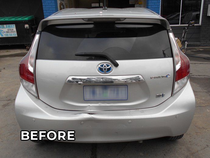 Before Car Boot Repair — Melbourne, VIC — Nunawading Panels