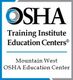 The logo for the osha training institute education centers mountain west osha education center.