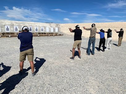 group of people in a firing range 