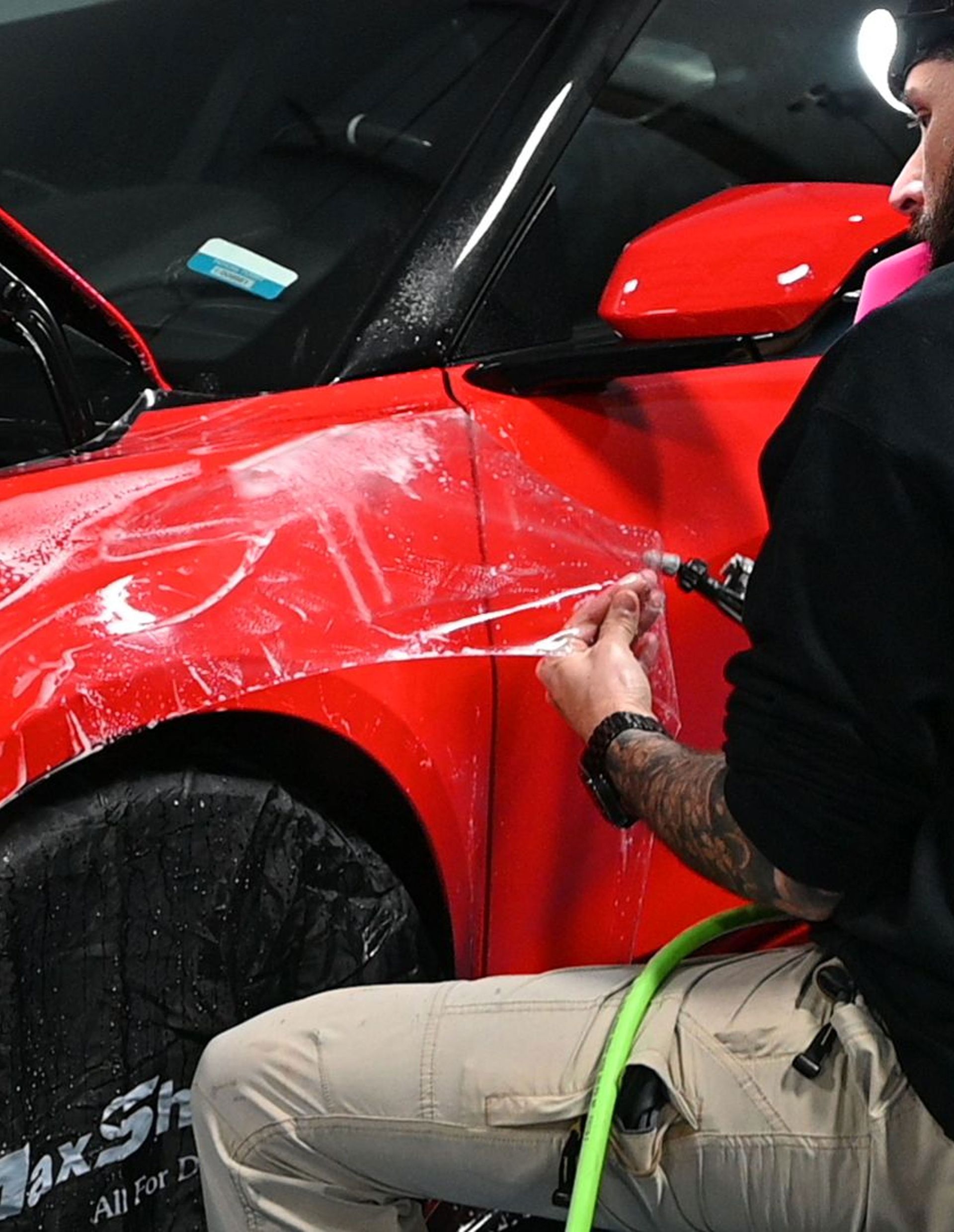paint protection film installation