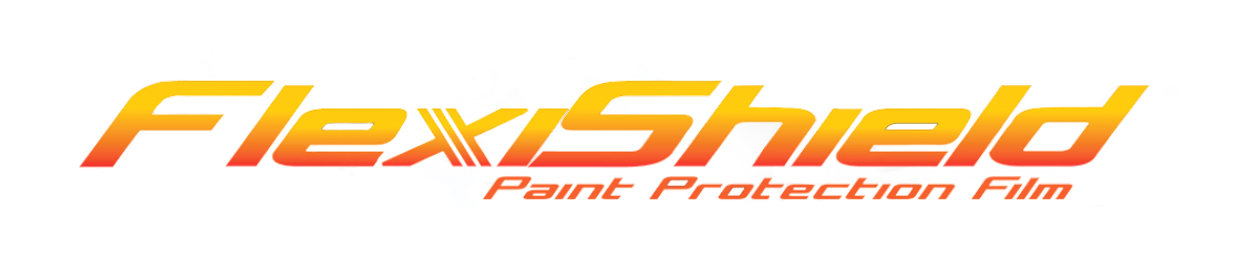FlexiShield logo in orange gradient over a white background, with