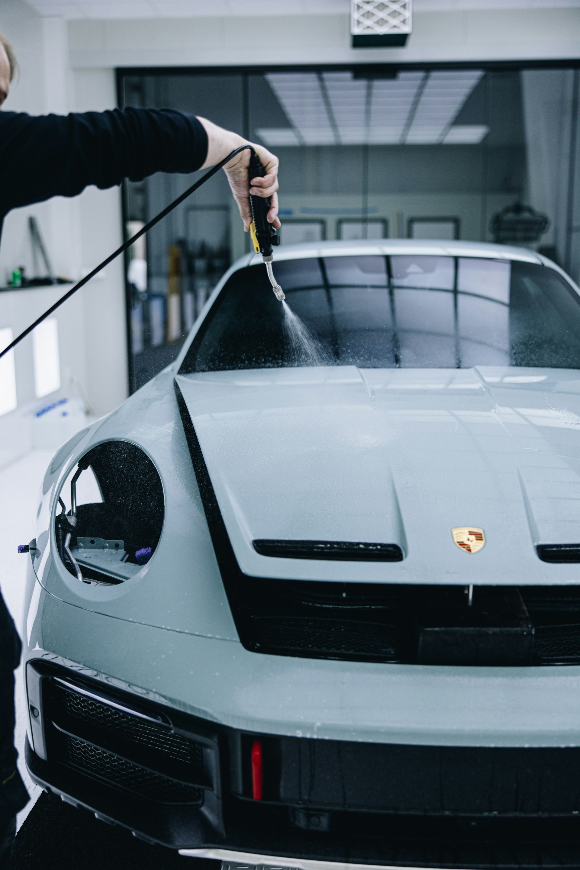 Applying ceramic coating