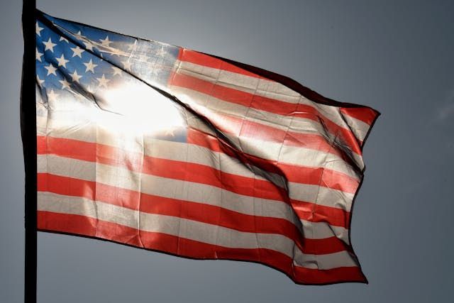An American flag brings a respectful and comforting touch to cremation services Chaska, MN
