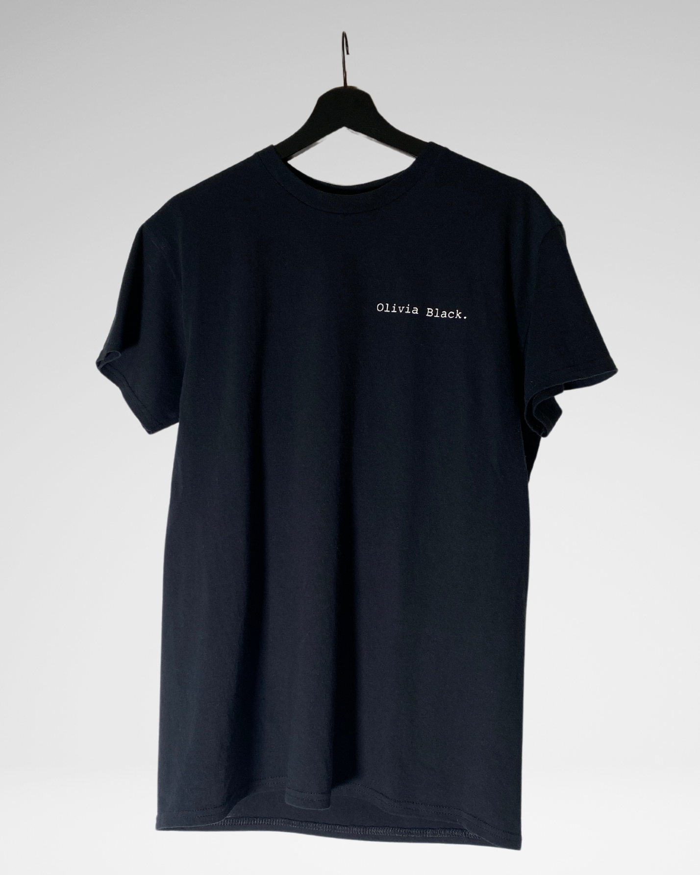 Olivia Black Safety Pin Tee