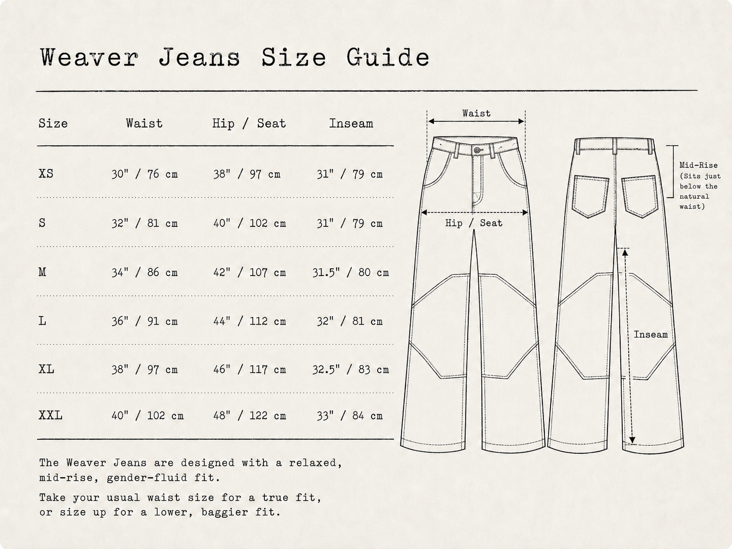 Size Guide