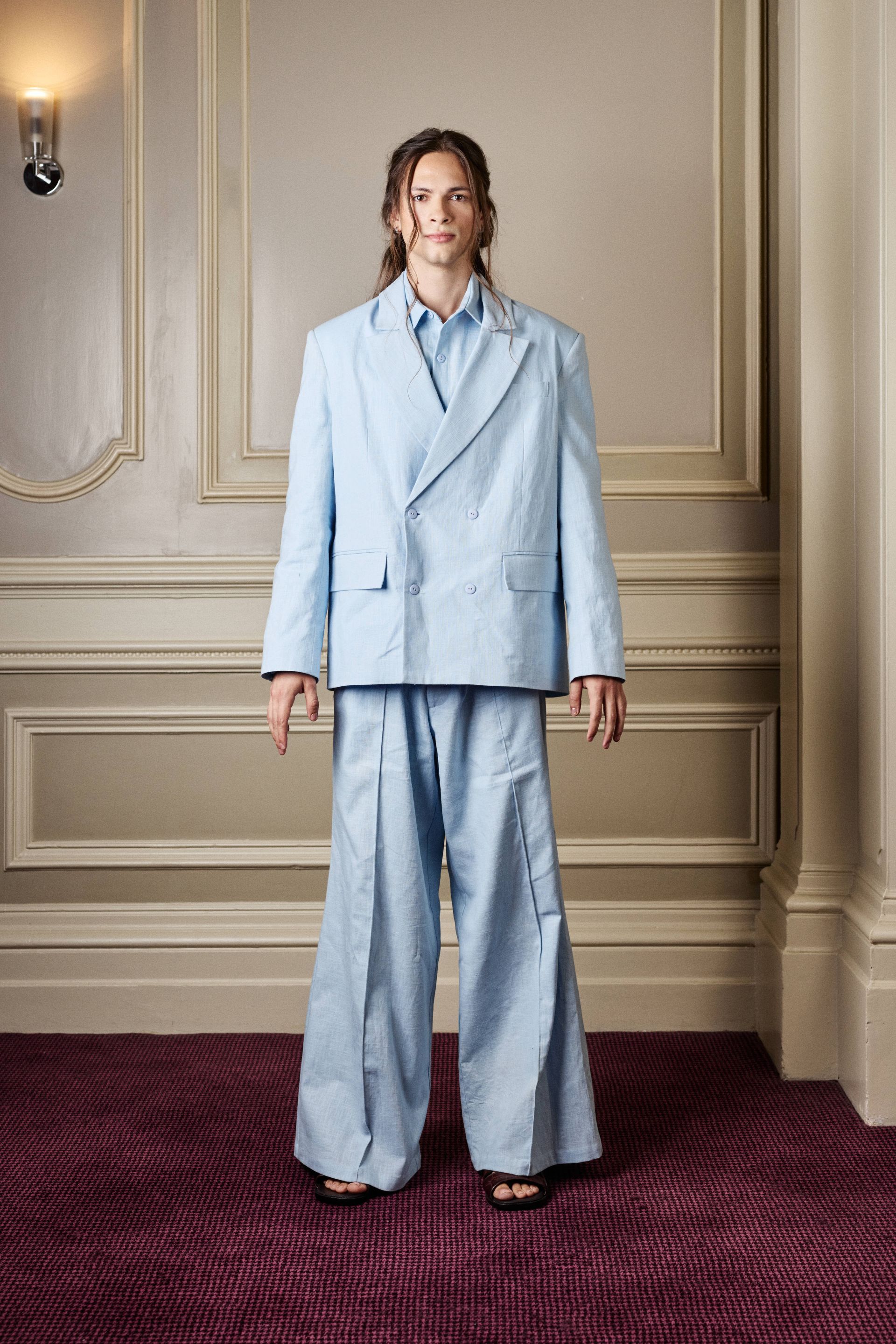 Light blue blazer