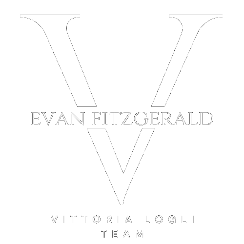 Logo: Large black "V" with "EVAN FITZGERALD" and "VITTORIA LOGLI TEAM" in text.