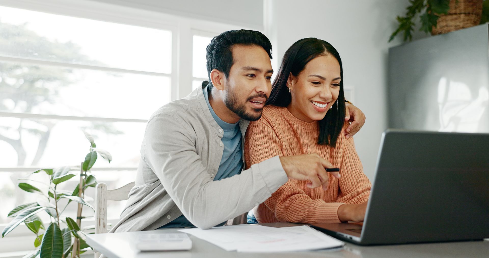 couple doing 2024 taxes