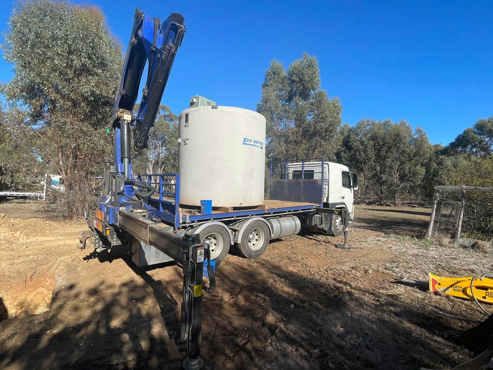 Crane and Trucks for Hire