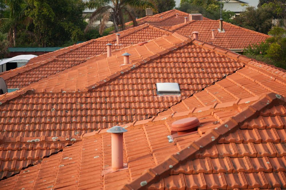 High View of Roof Tops — Goonellabah Roof Tilers In Kyogle, NSW