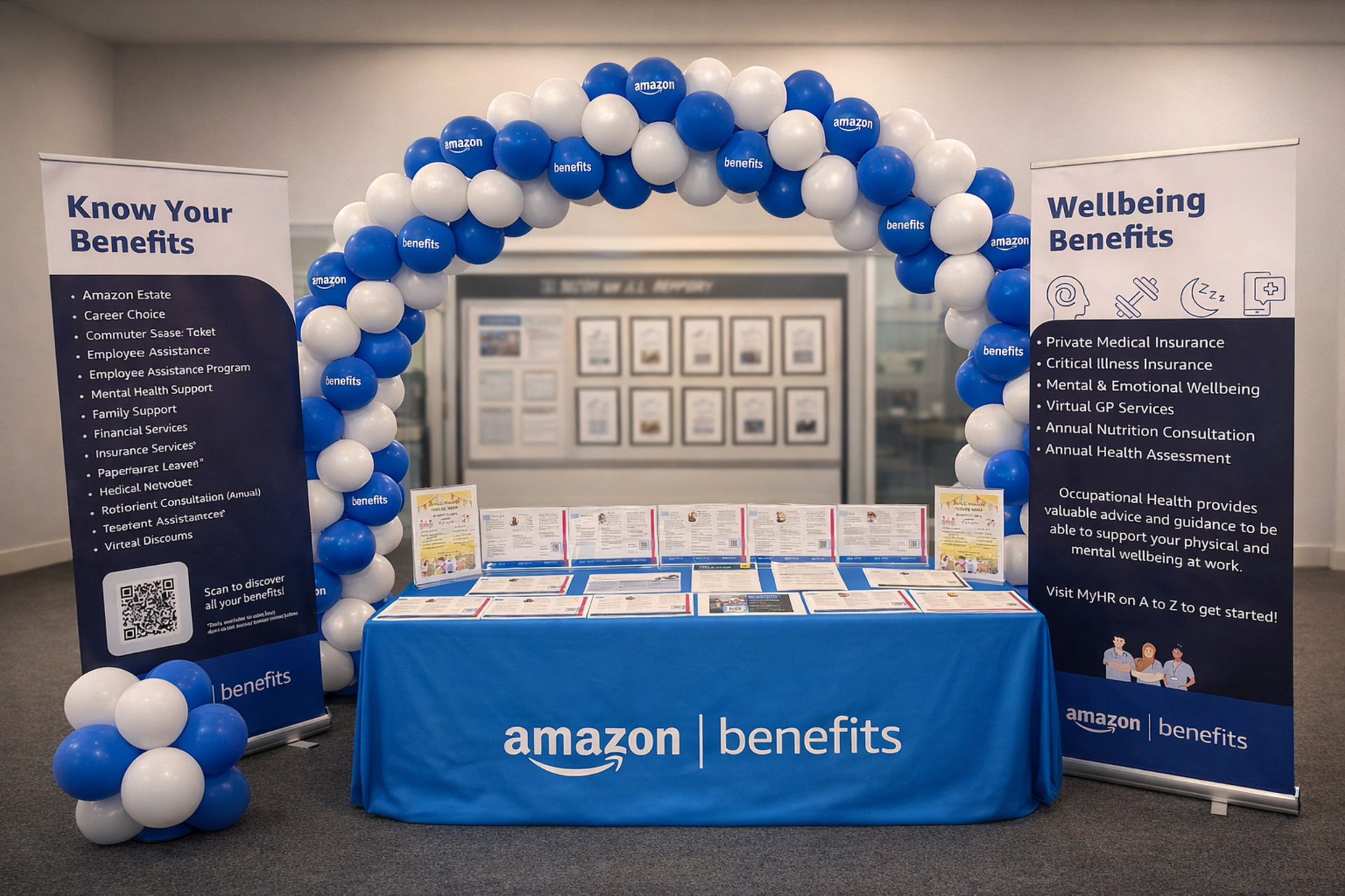 Ace Party Corporate Balloon Arch for Customer Amazon