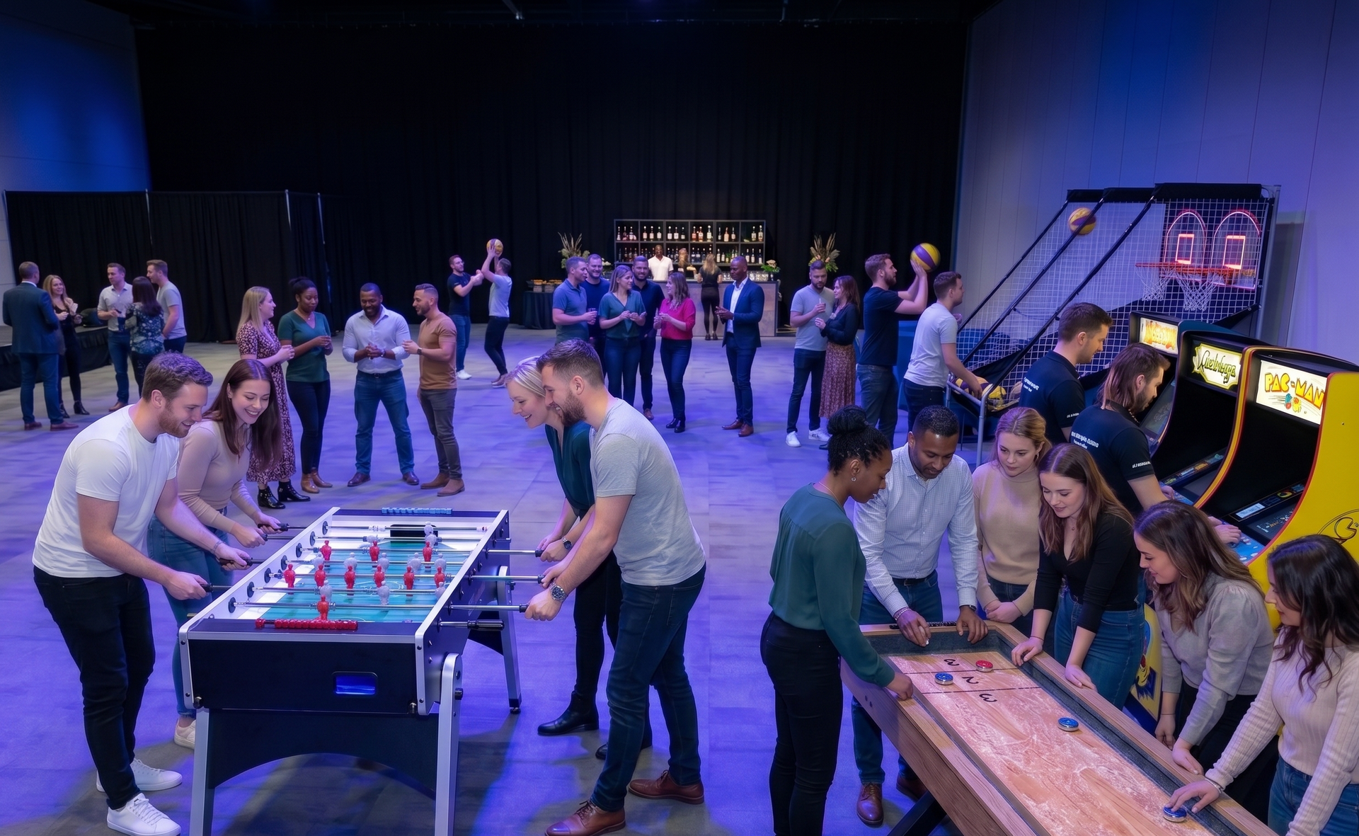 Ace Party Arcade and Bar Games at Corporate Event
