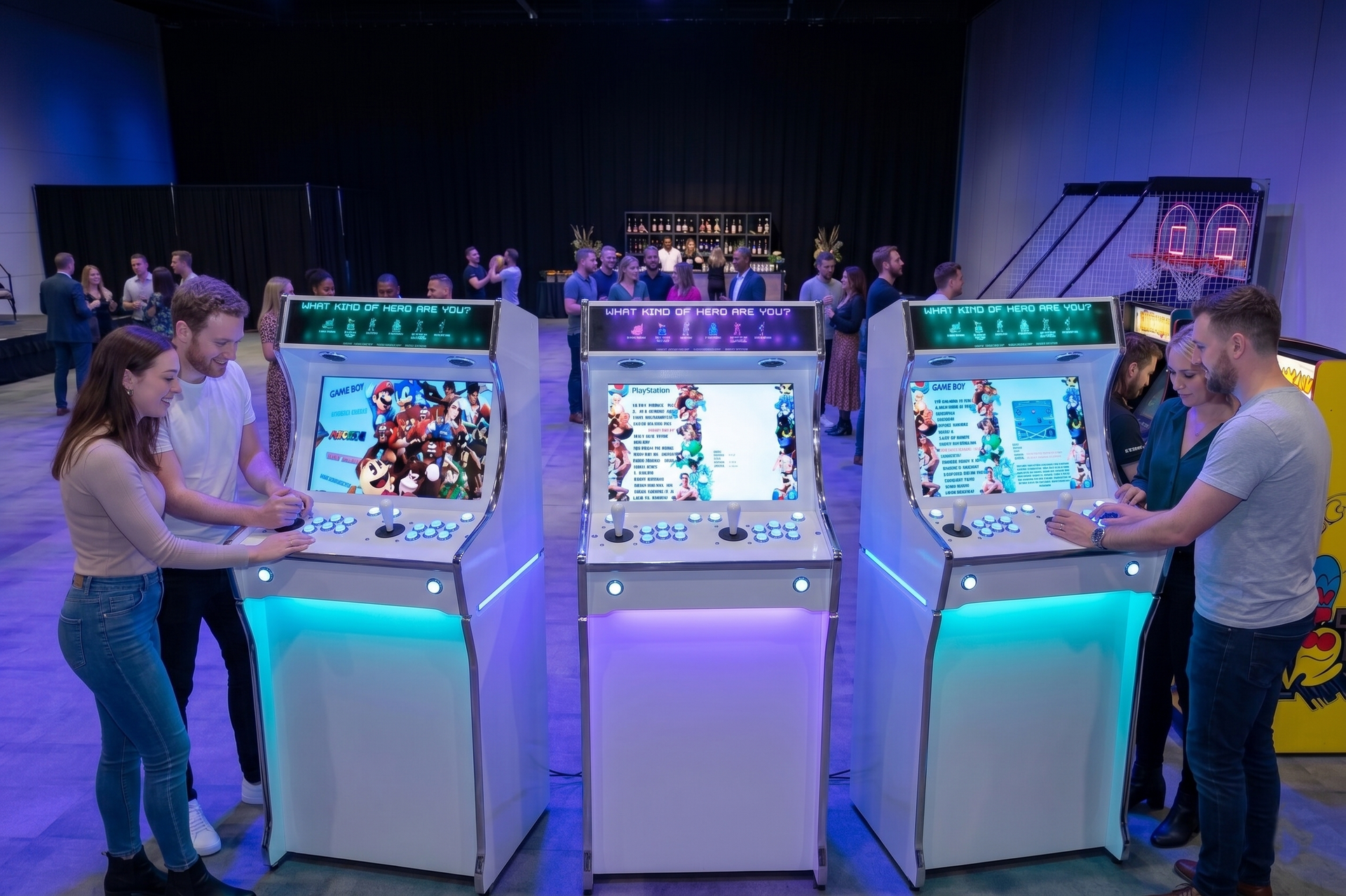 Ace Party Retro Arcades at Corporate Event