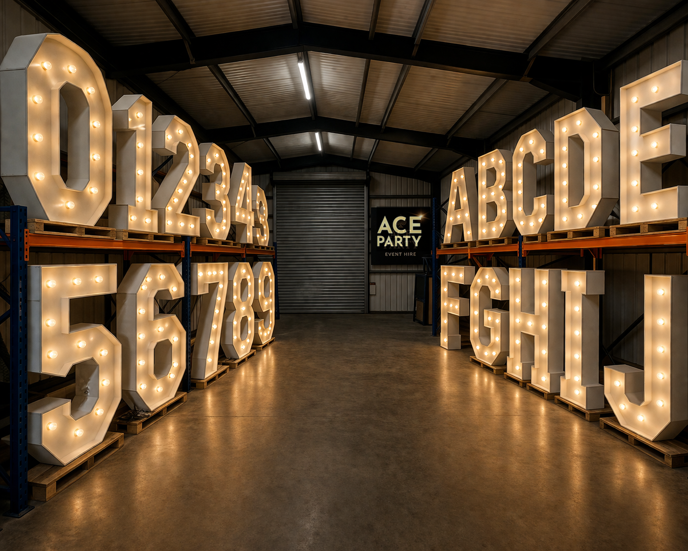 Ace Party Light Up Numbers and Letters