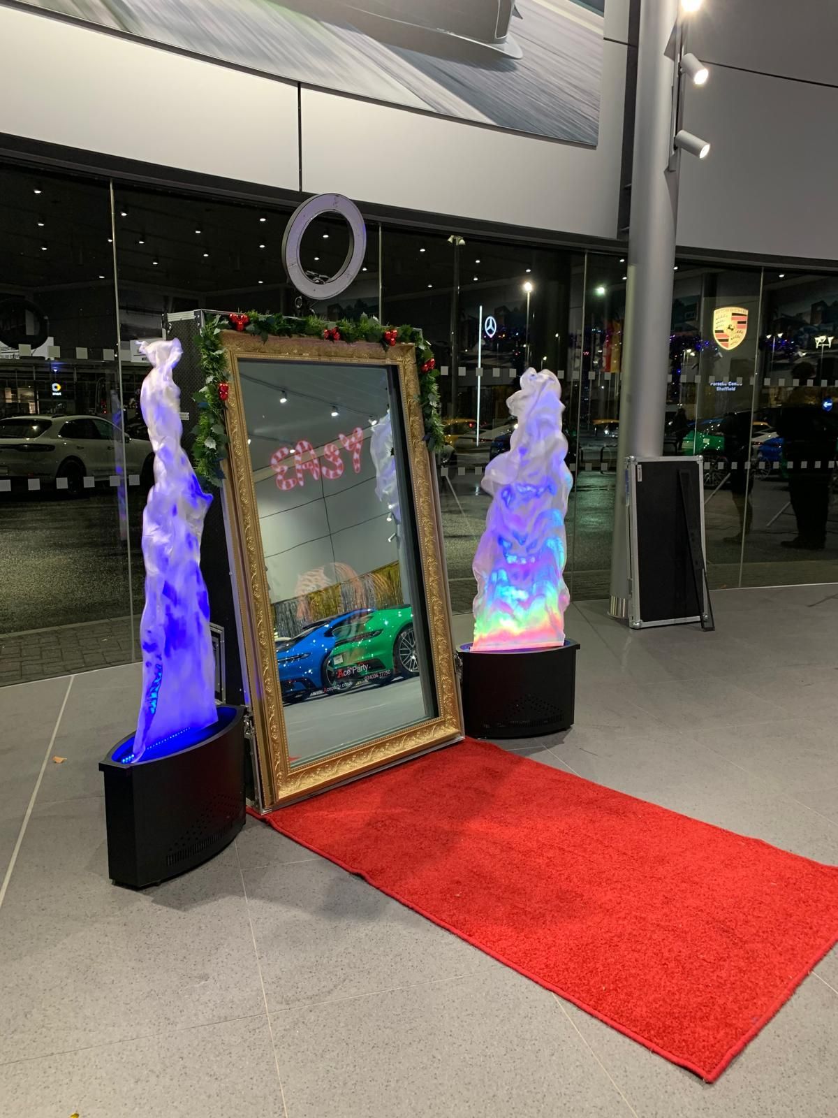 Ace Party Magic Mirror Photo Booth at Corporate Event for Porsche