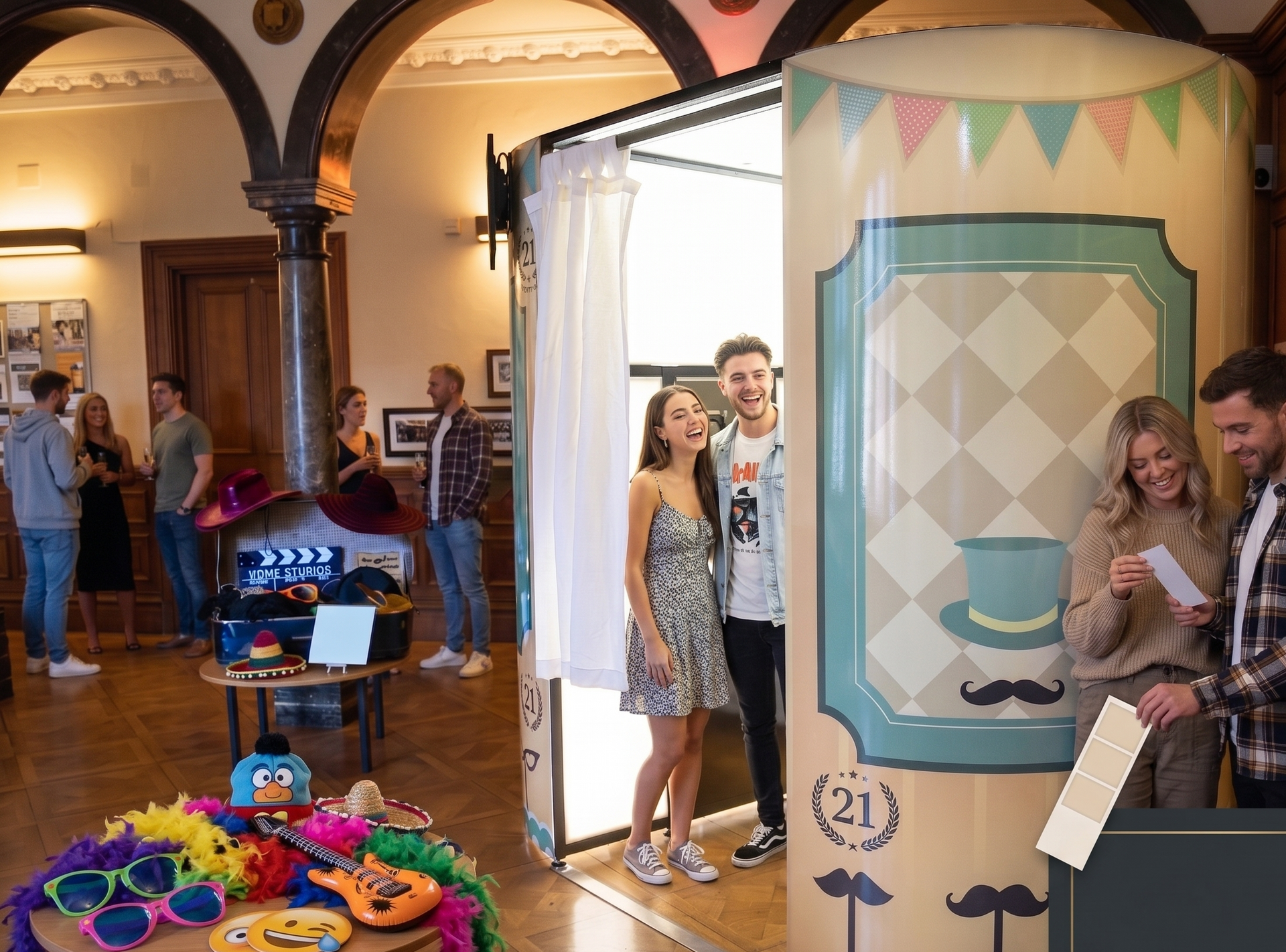 Ace Party Traditional Photo Booth at a 21st Celebration