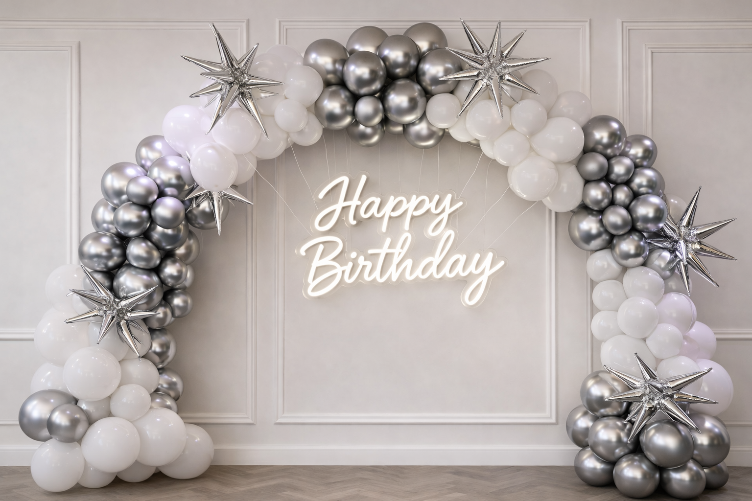 Ace Party Happy Birthday Balloon Arch