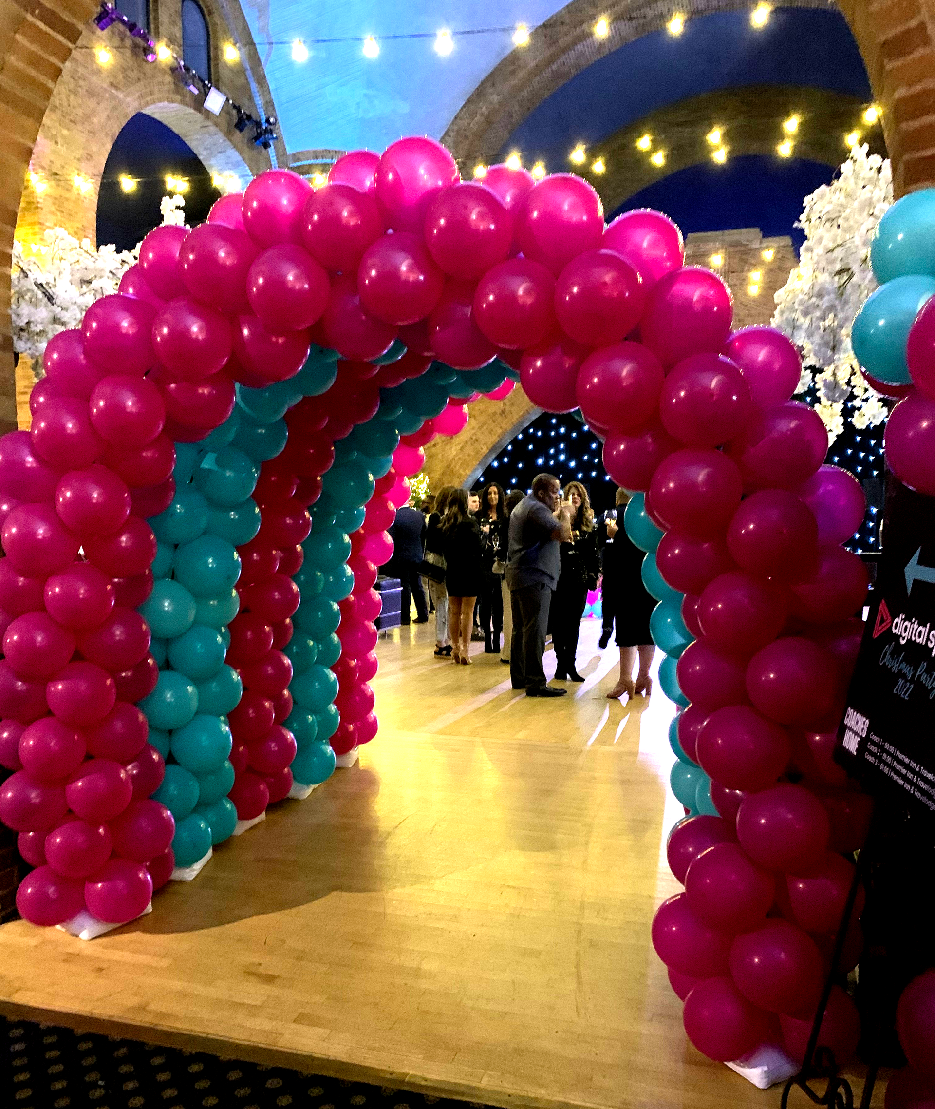 Ace Party Entrance Balloon Arch