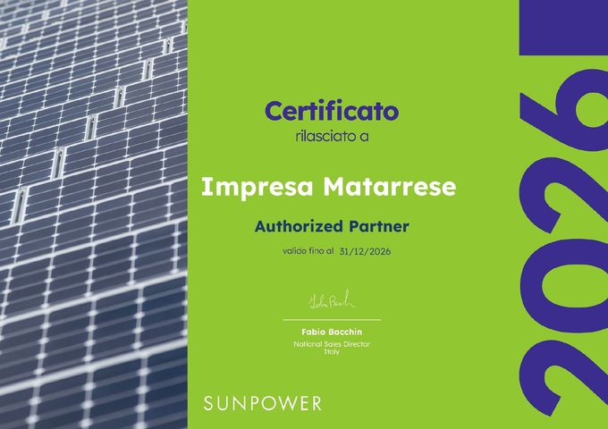 PARTNER AUTORIZZATO SUNPOWER