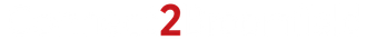 Red number 2 above a thin black horizontal line on a white background