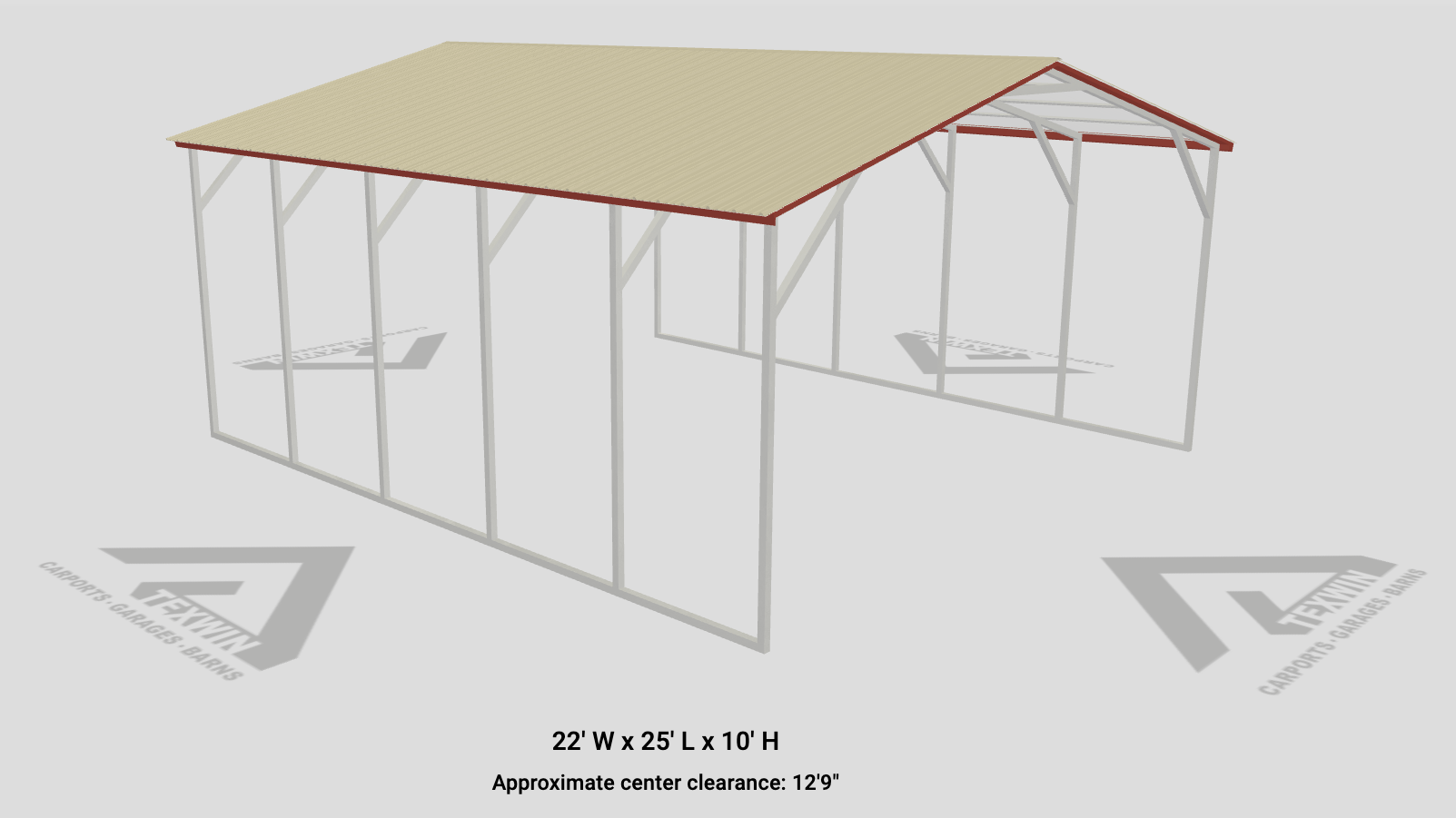 Texwin Structures Barns, Carports & Steel Structures | M&D Enterprises
