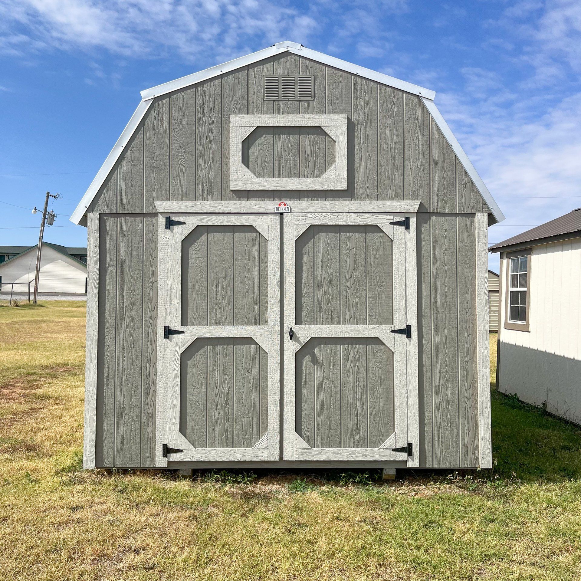 Front Of 10x16 Best Value Wood Lofted Barn