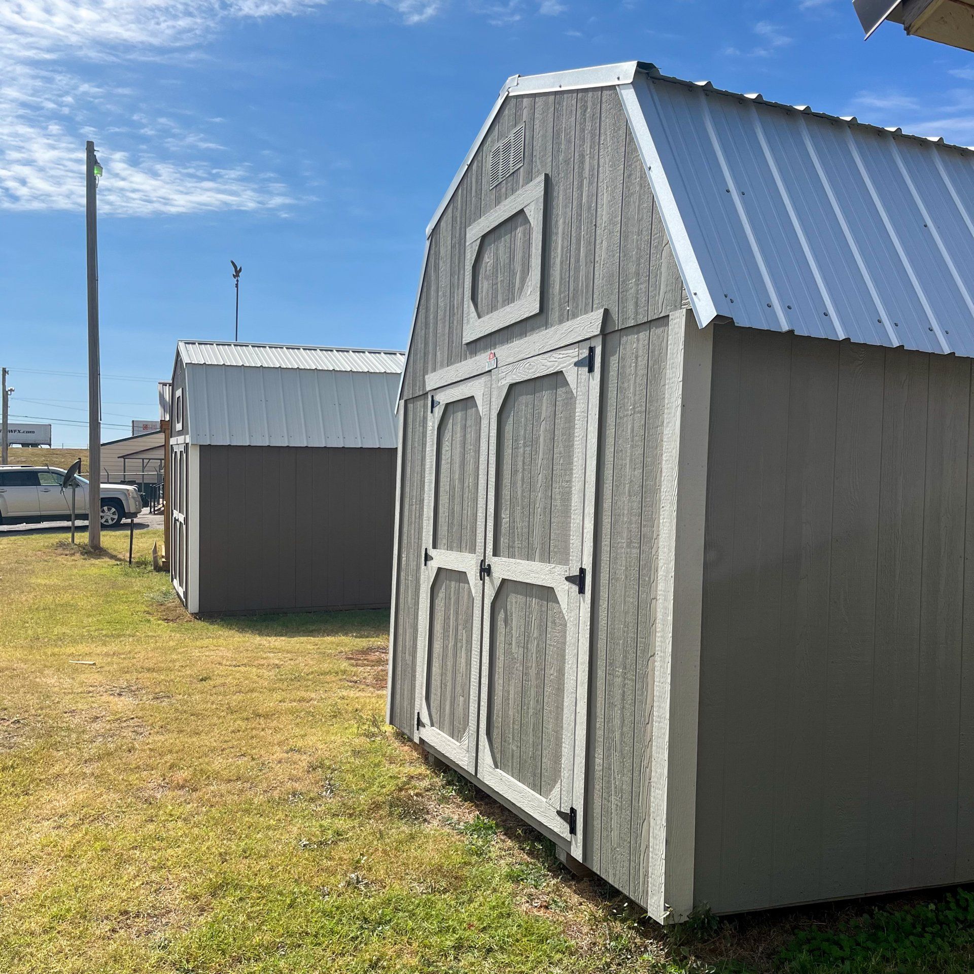 Right Side 10x16 Best Value Wood Lofted Barn