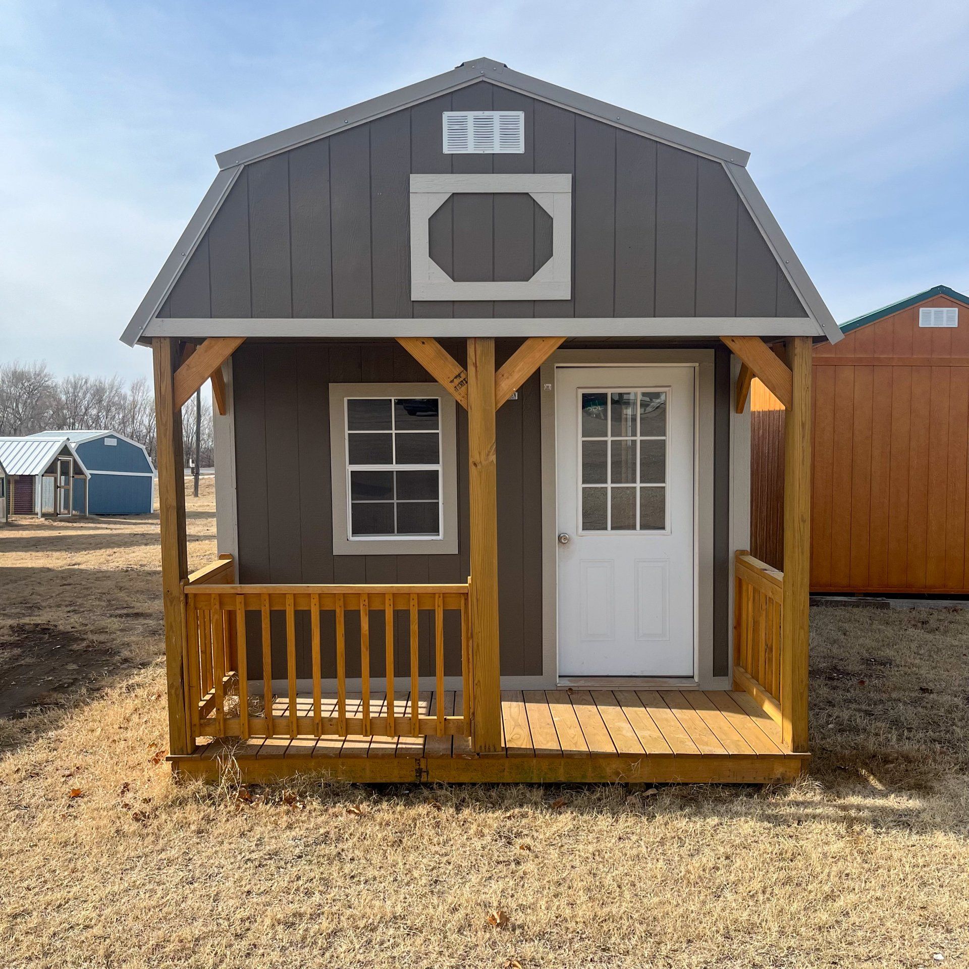 Derksen 12x32 lofted Barn Cabin