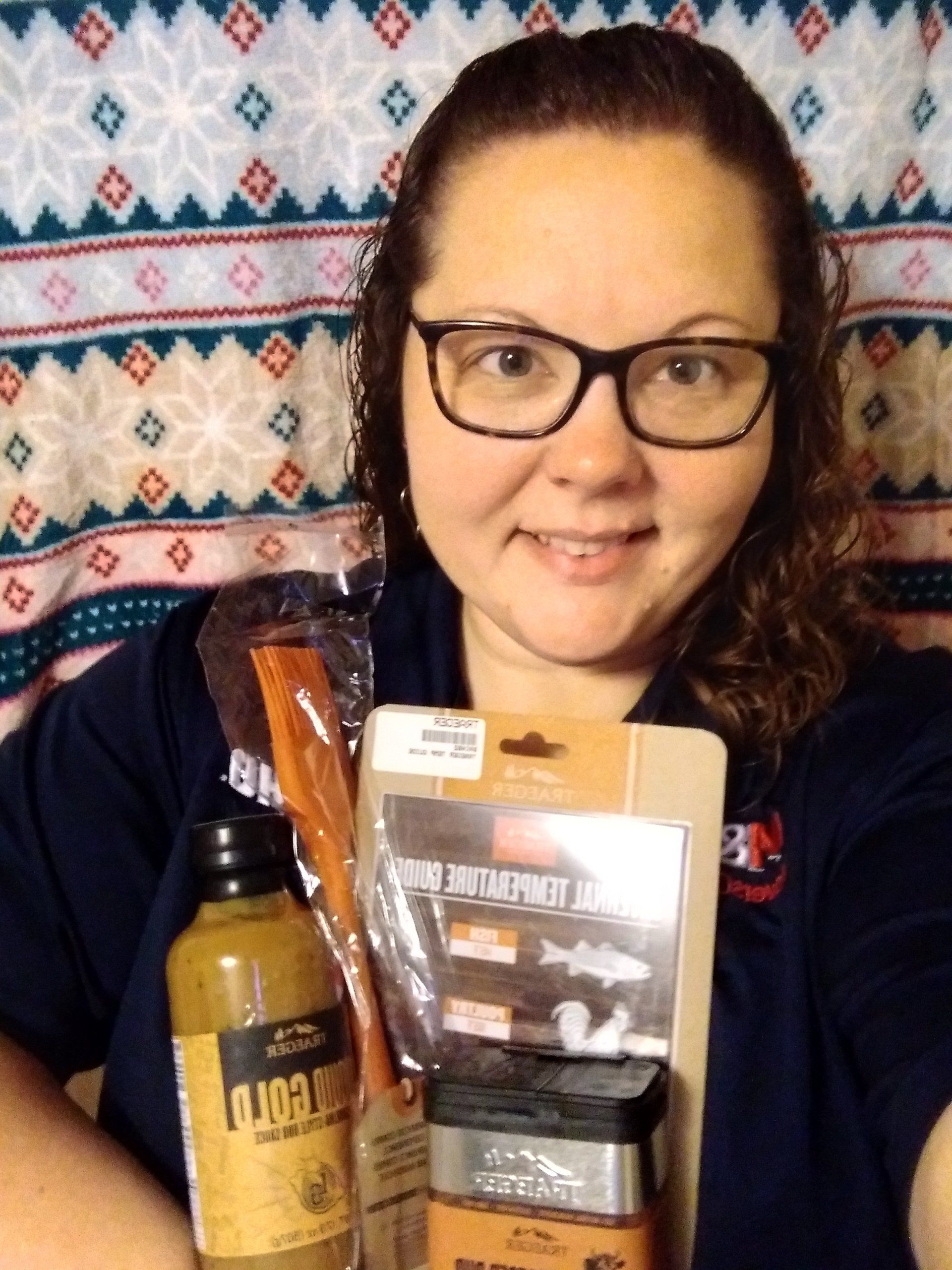 Sonia With Traeger Products