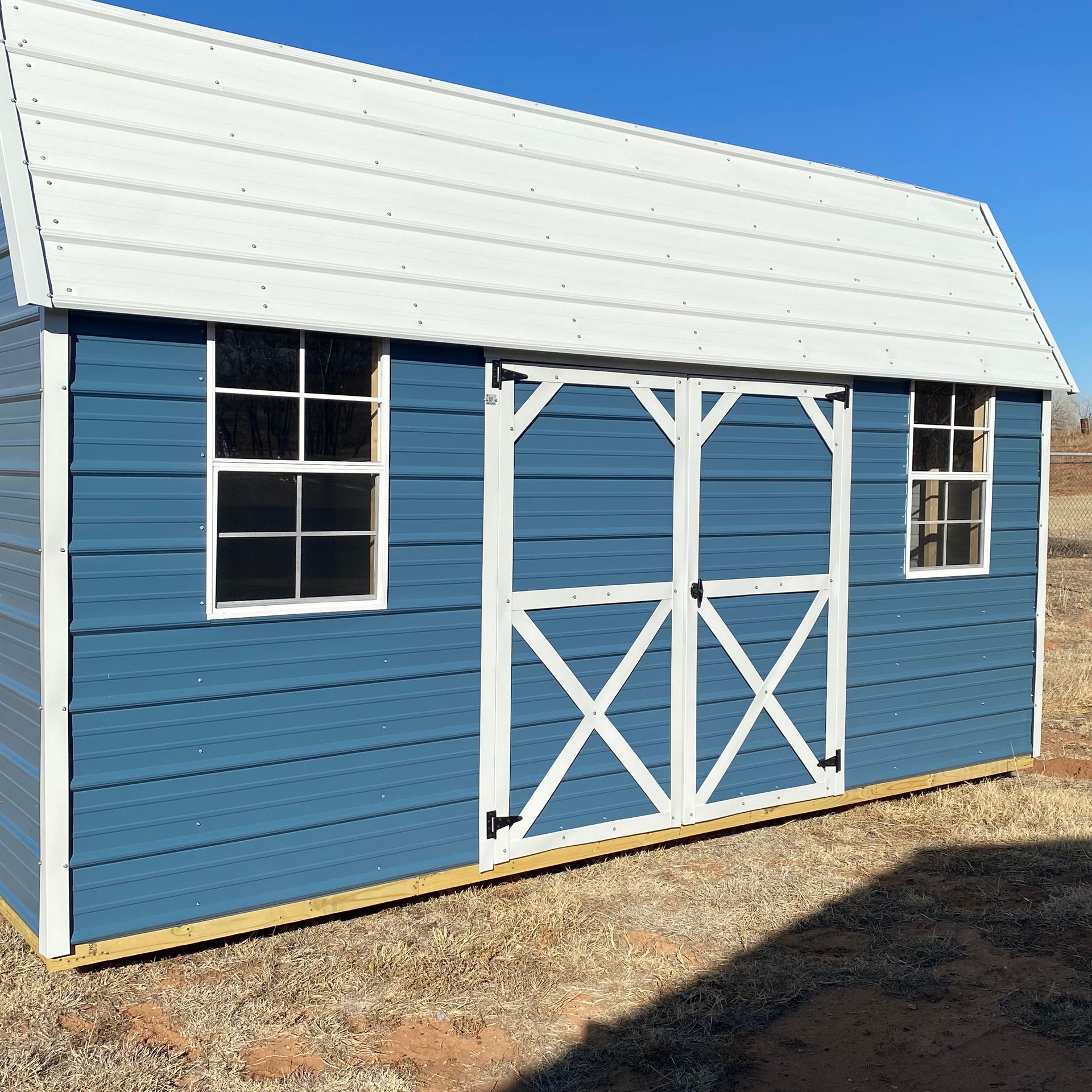 Derksen 10x16 Metal Side Lofted barn
