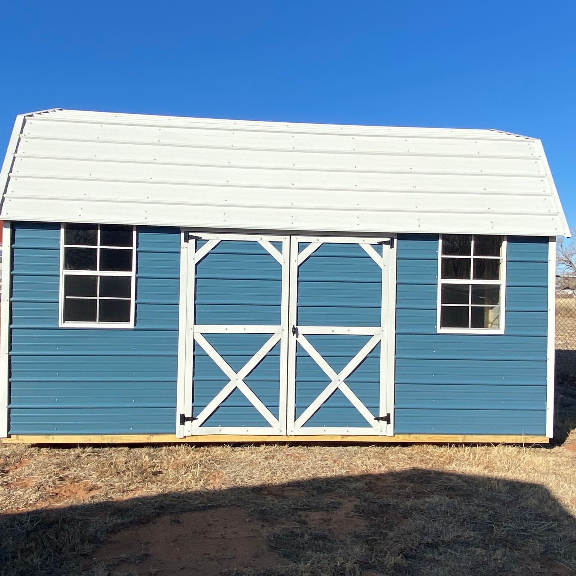 Derksen 10x16 Metal Side Lofted barn