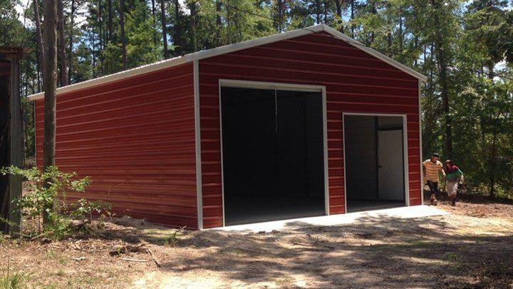 Texwin Steel Garage Red