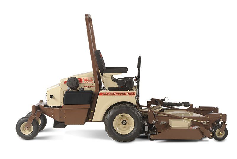 a brown lawn mower 