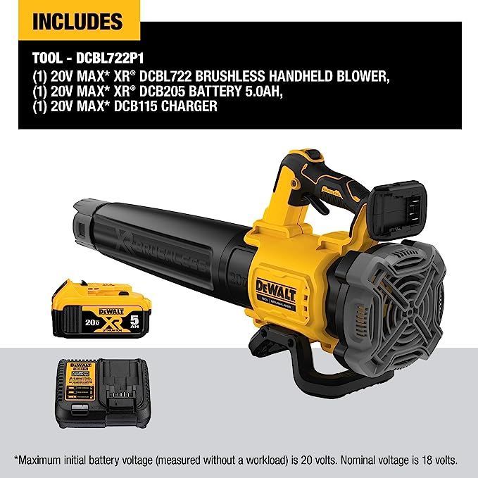Dewalt DCBL722P1 Battery Powered Blower