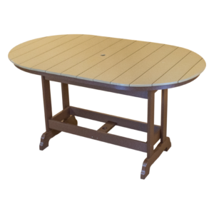 Kanyon Furniture Dining Height 6' Oval Table