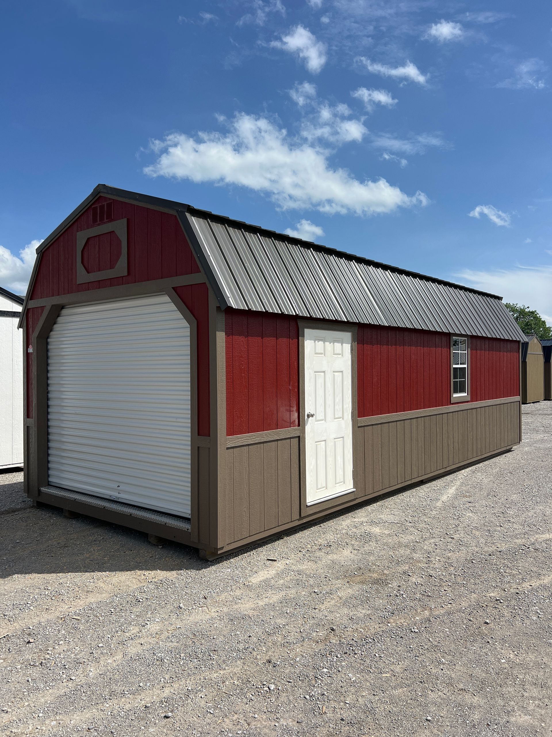 M&D Enterprises | Derksen 12x28 Lofted Barn Garage