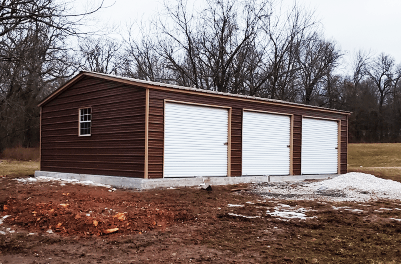 3 car garage