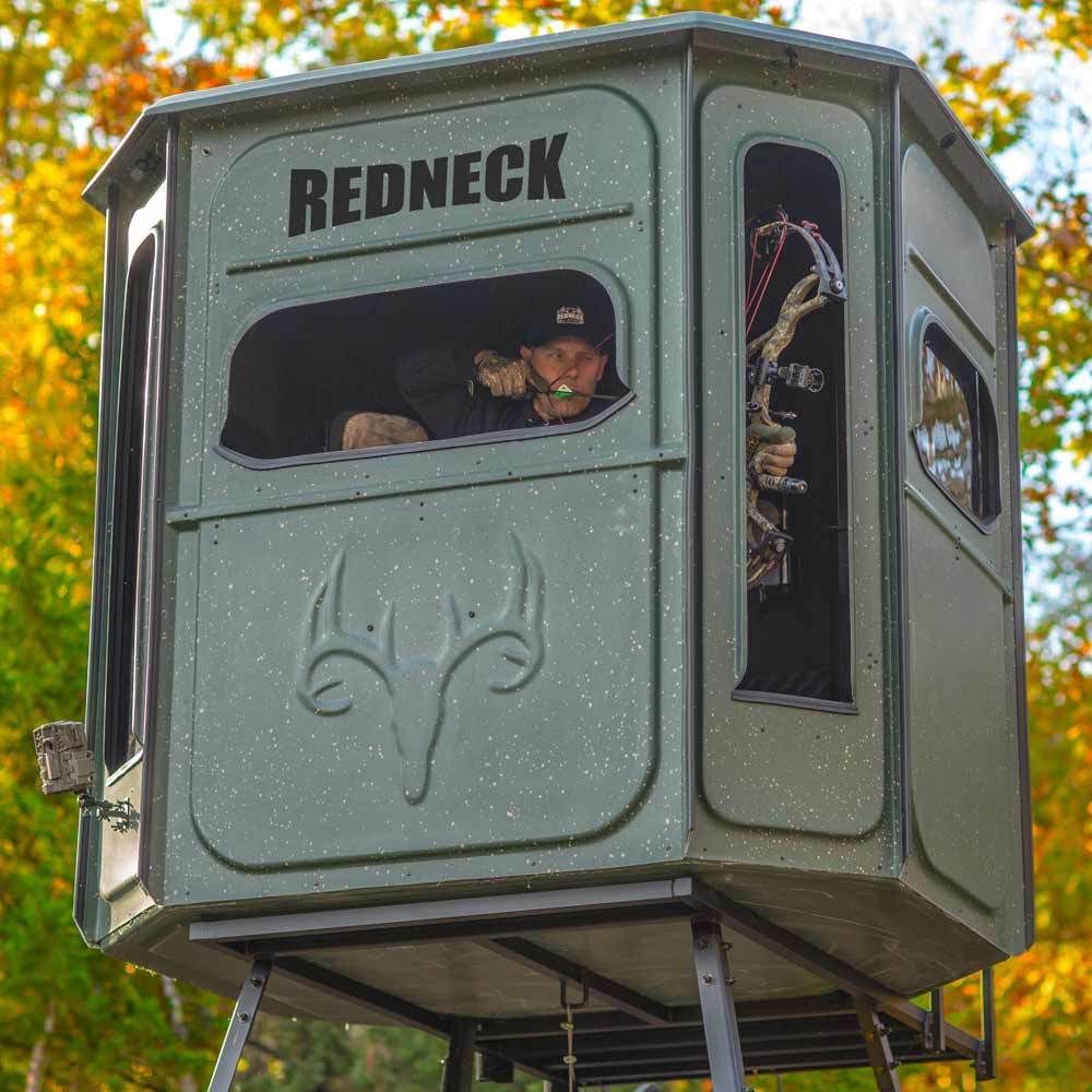 image of a redneck hunting blind