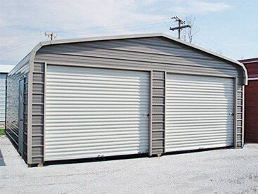 Texwin 2 Car Garage Grey