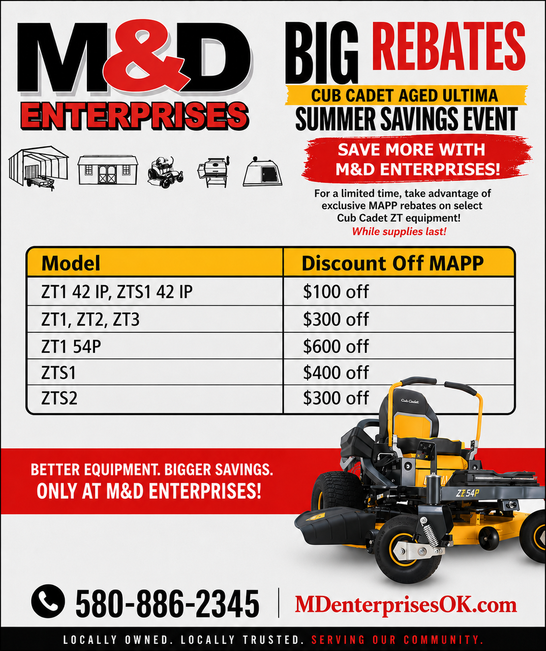 Cub Cadet Summer Savings