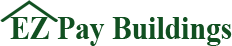 the logo for ez pay buildings shows a house with a roof .