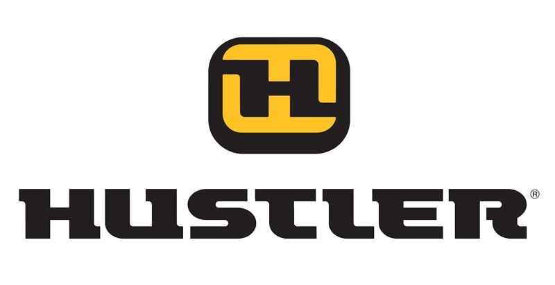 Un logotipo negro y amarillo para estafador sobre un fondo blanco.